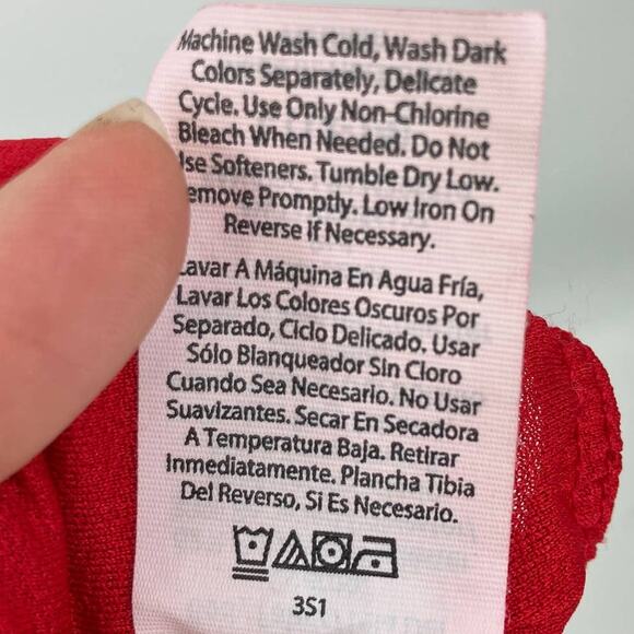 Athletic Works Red Vented Pockets Built In Underwear Lightweight Running Shorts - Picture 5 of 8